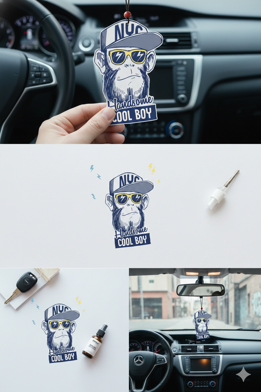 Keddys Club | Luxury Anime-Inspired Paper Car Fragrance