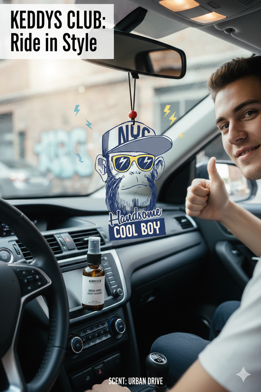 Keddys Club | Luxury Anime-Inspired Paper Car Fragrance