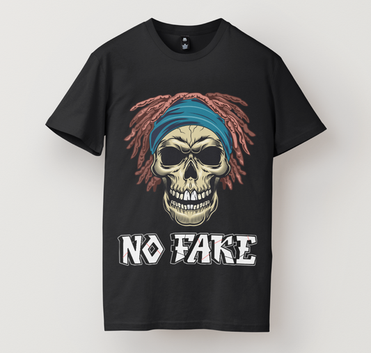 "No Fake" Street Heritage Graphic Tee